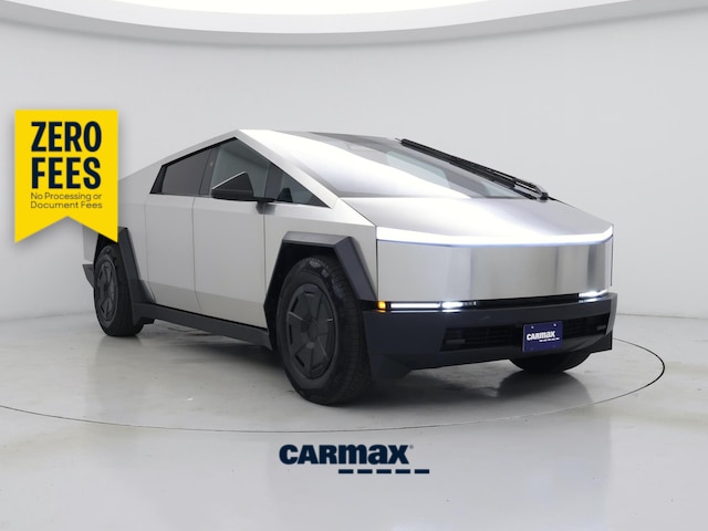 Silver 2024 Tesla Cybertruck Cyberbeast Crew Cab AWD Pickup Truck All-Wheel Drive Automatic
