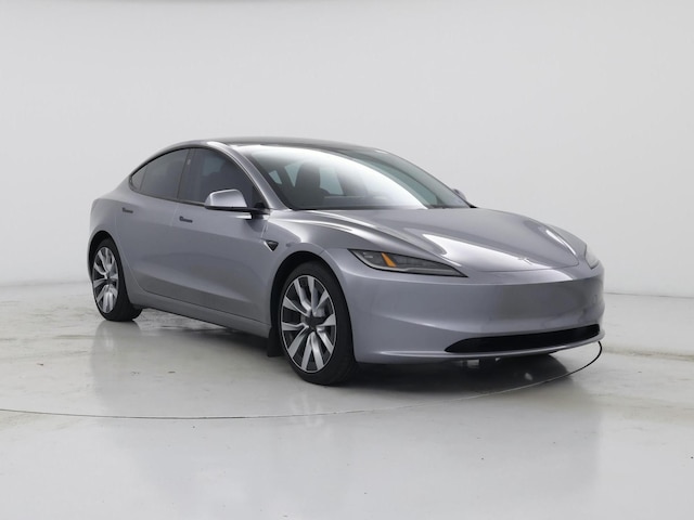 Silver 2025 Tesla Model 3 Long Range AWD Sedan All-Wheel Drive Automatic