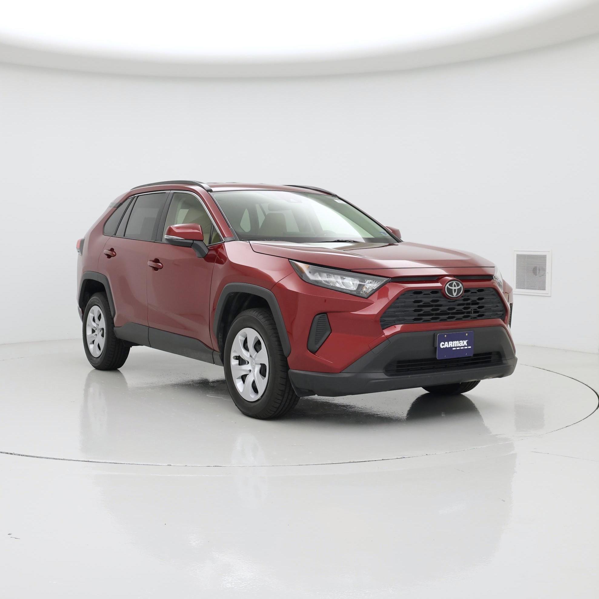 Red 2019 Toyota RAV4 LE AWD SUV / Crossover All-Wheel Drive Automatic