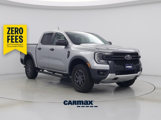 Silver 2024 Ford Ranger Pickup Truck Four-Wheel Drive Automatic