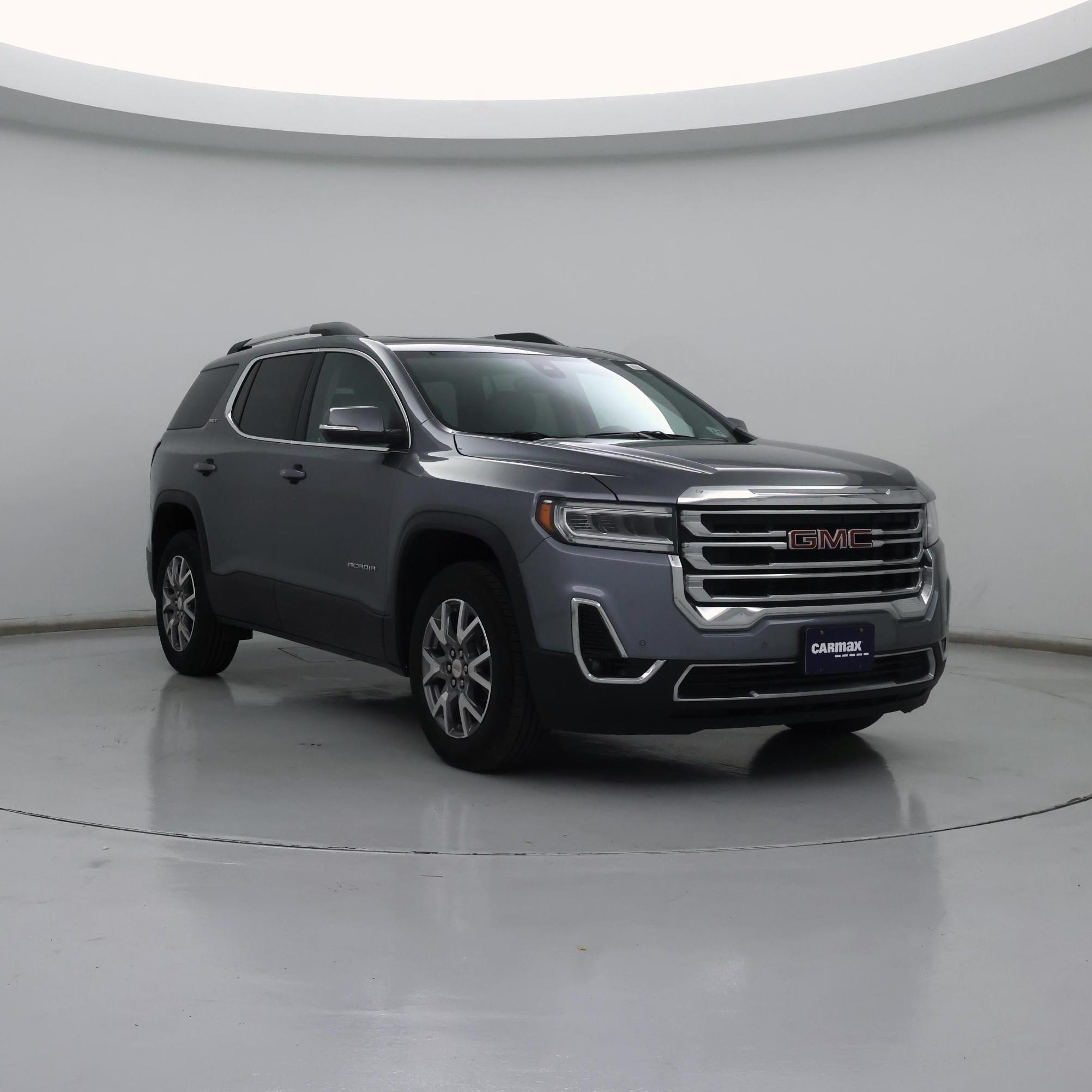Silver 2022 GMC Acadia SLT FWD SUV / Crossover Front-Wheel Drive Automatic