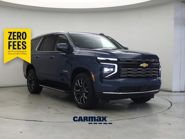 Blue 2025 Chevrolet Tahoe SUV / Crossover Four-Wheel Drive Automatic