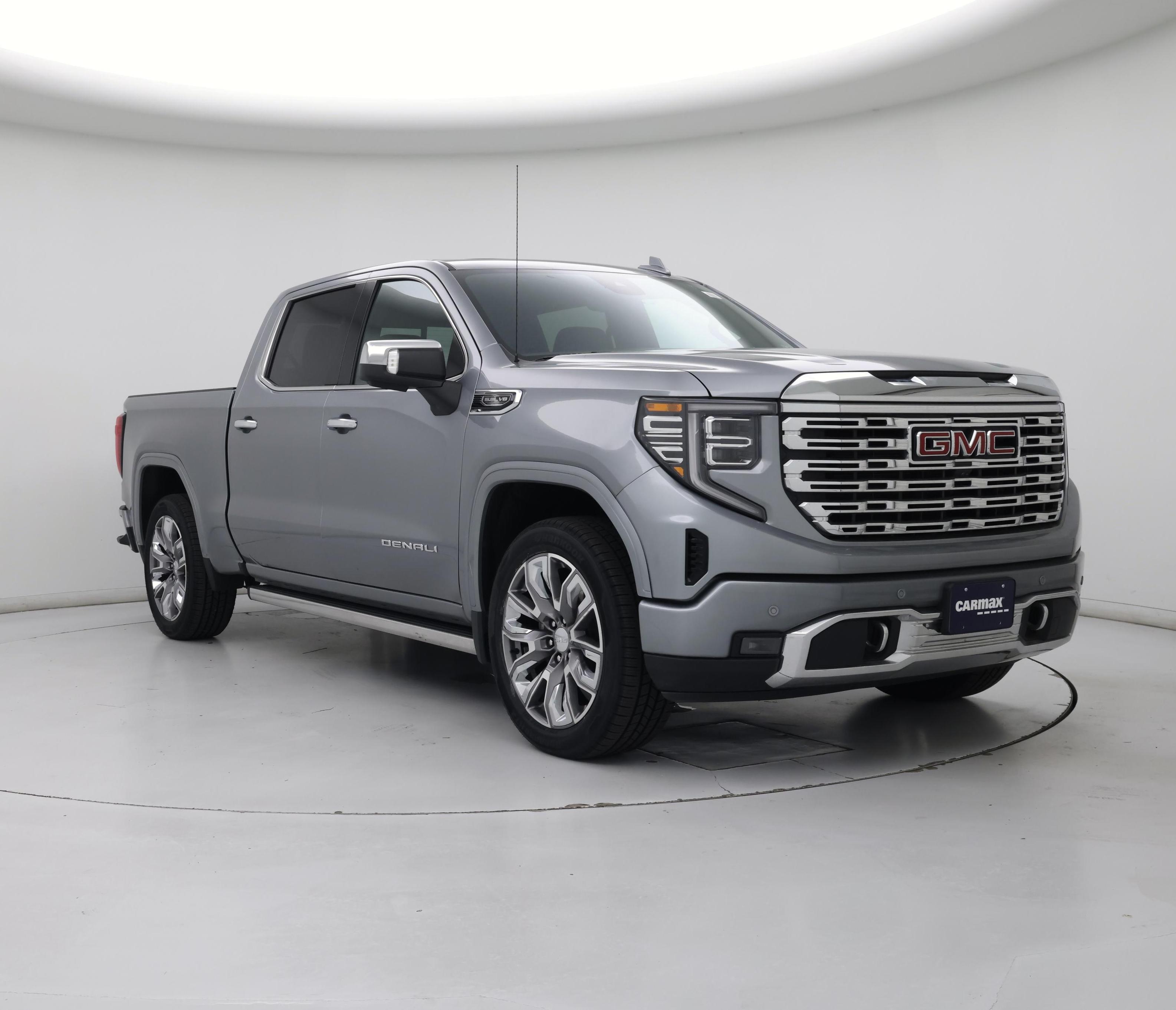 Silver 2024 GMC Sierra 1500 Pickup Truck Four-Wheel Drive Automatic