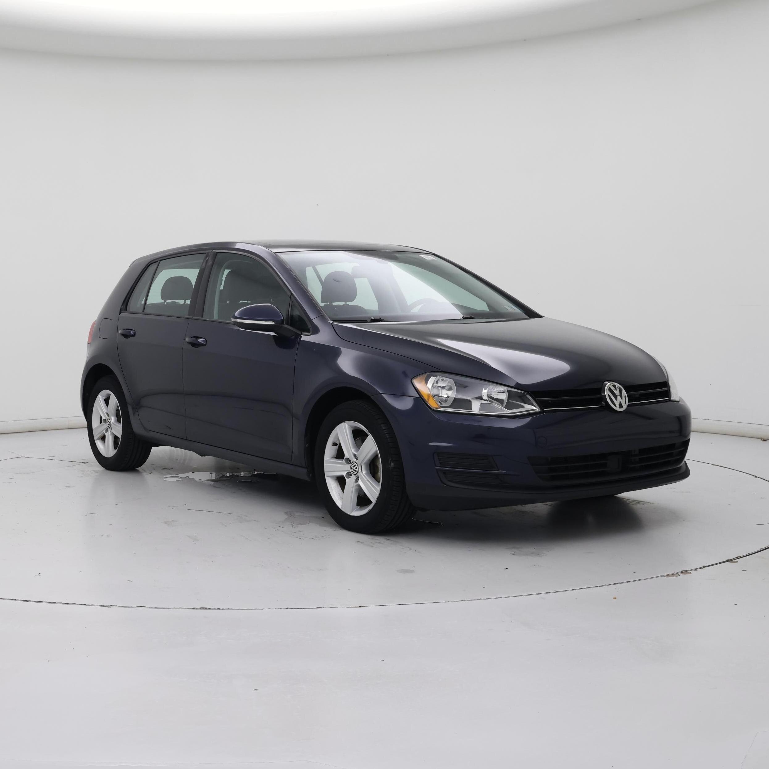 Blue 2017 Volkswagen Golf Hatchback Front-Wheel Drive Automatic