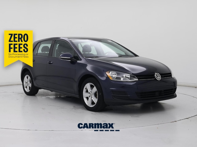 Blue 2017 Volkswagen Golf Hatchback Front-Wheel Drive Automatic