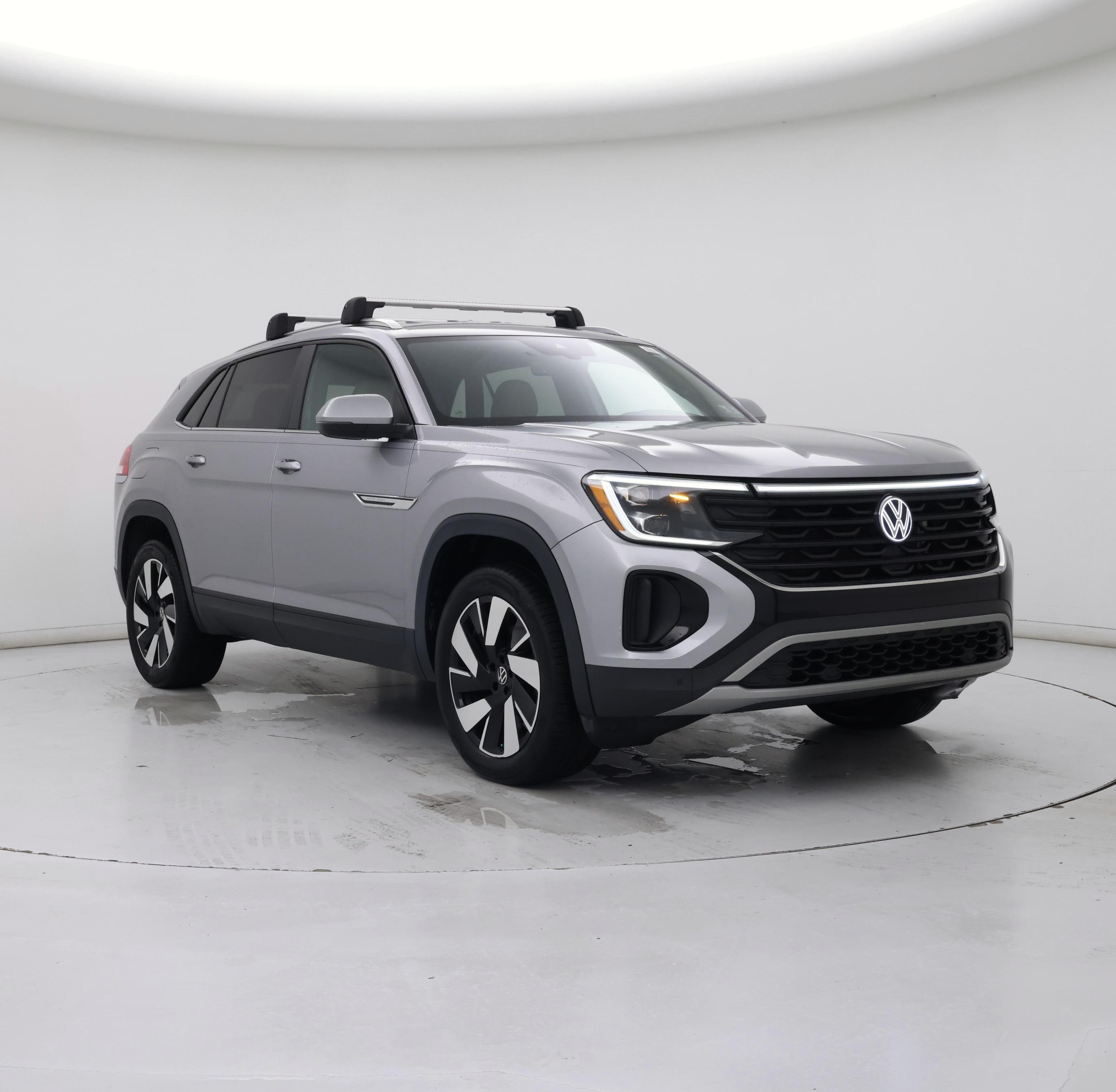 Silver 2024 Volkswagen Atlas Cross Sport SUV / Crossover Front-Wheel Drive Automatic