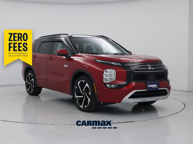 Red 2023 Mitsubishi Outlander Hybrid Plug-in SUV / Crossover All-Wheel Drive Automatic