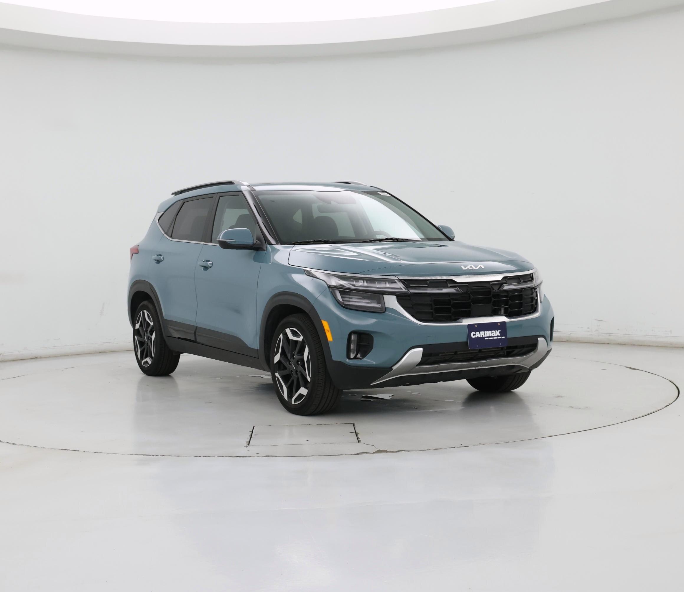 Blue 2024 Kia Seltos SX AWD SUV / Crossover All-Wheel Drive Automatic
