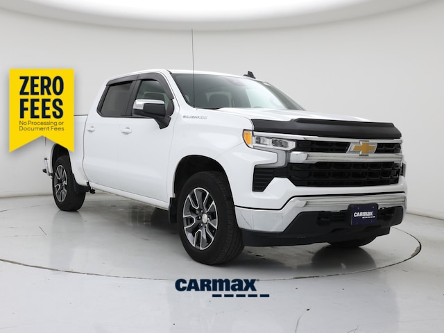 White 2024 Chevrolet Silverado 1500 LT Crew Cab 4WD Pickup Truck Four-Wheel Drive Automatic