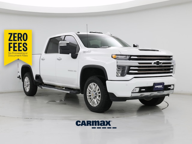 White 2022 Chevrolet Silverado 3500HD High Country Crew Cab 4WD Pickup Truck Four-Wheel Drive Automatic