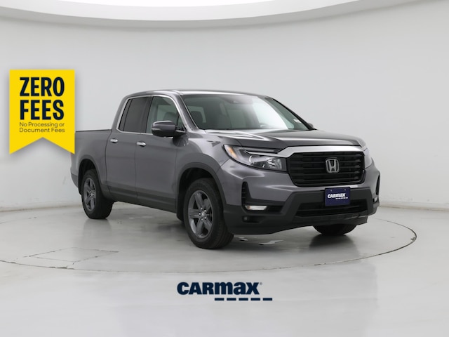 Gray 2023 Honda Ridgeline RTL-E AWD Pickup Truck All-Wheel Drive Automatic
