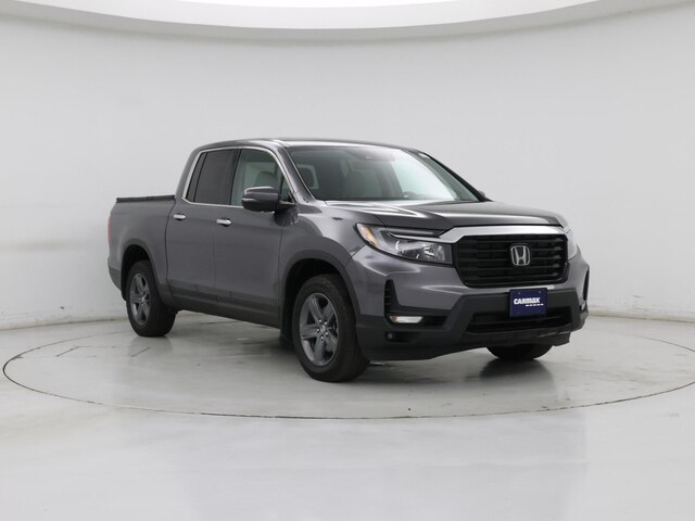 Gray 2023 Honda Ridgeline RTL-E AWD Pickup Truck All-Wheel Drive Automatic