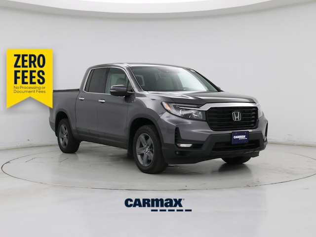 Gray 2023 Honda Ridgeline RTL-E AWD Pickup Truck All-Wheel Drive Automatic