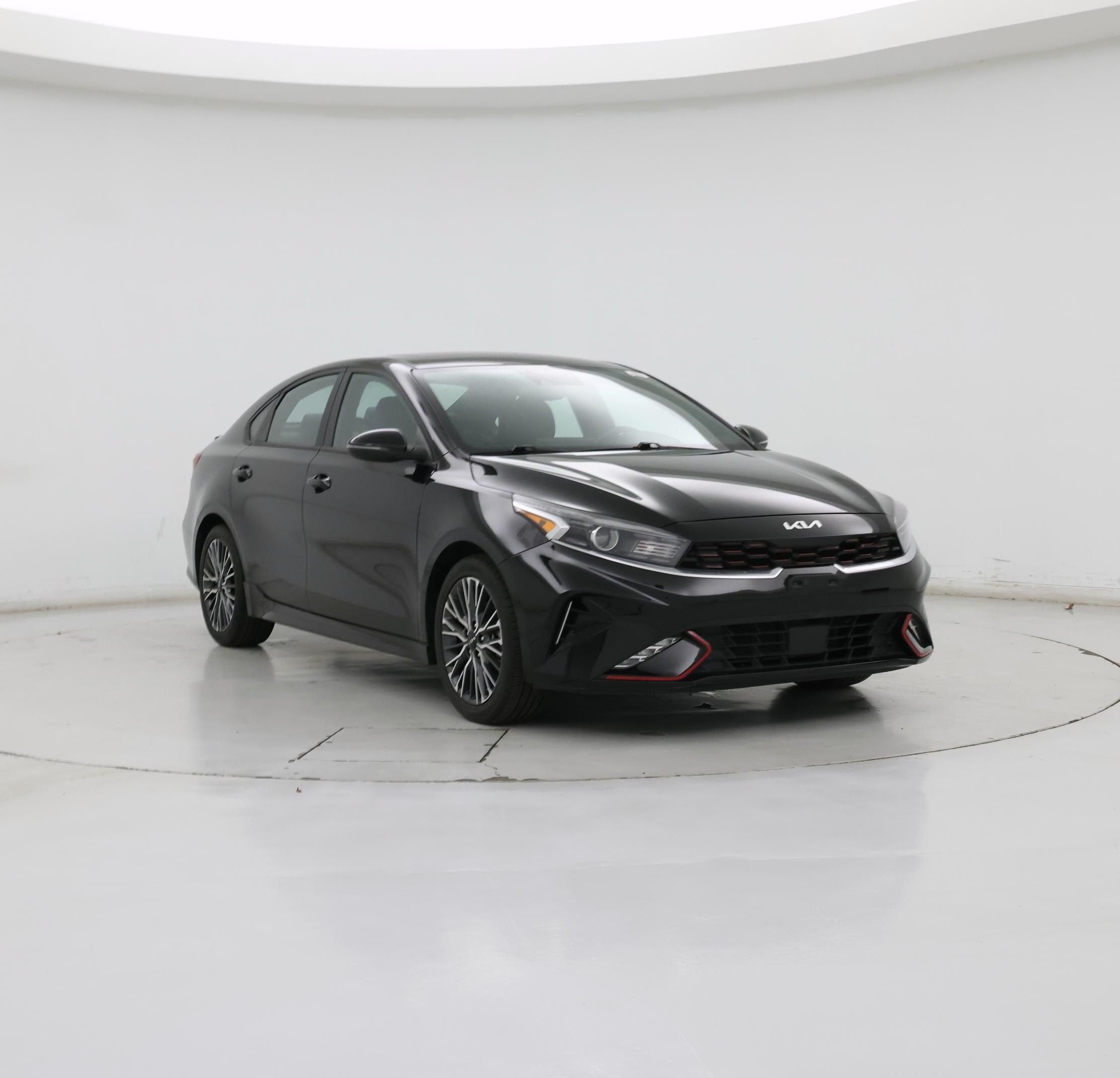 Black 2023 Kia Forte GT-Line FWD Sedan Front-Wheel Drive Automatic