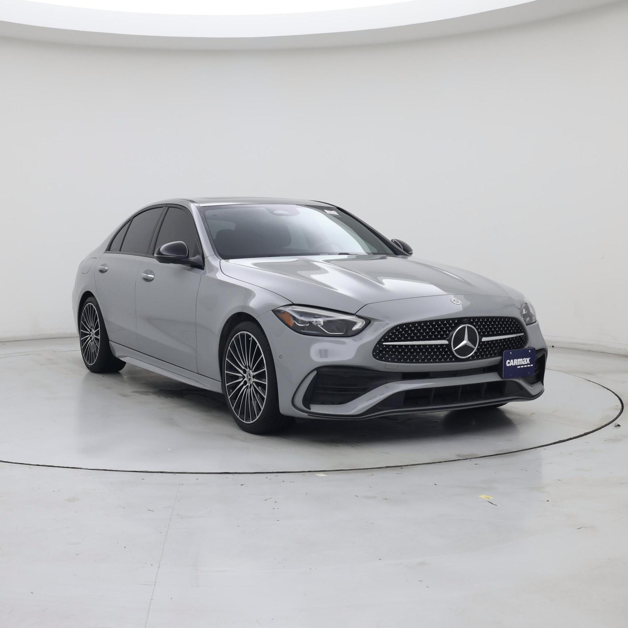 Gray 2025 Mercedes-Benz C-Class C 300 RWD Sedan Rear-Wheel Drive Automatic