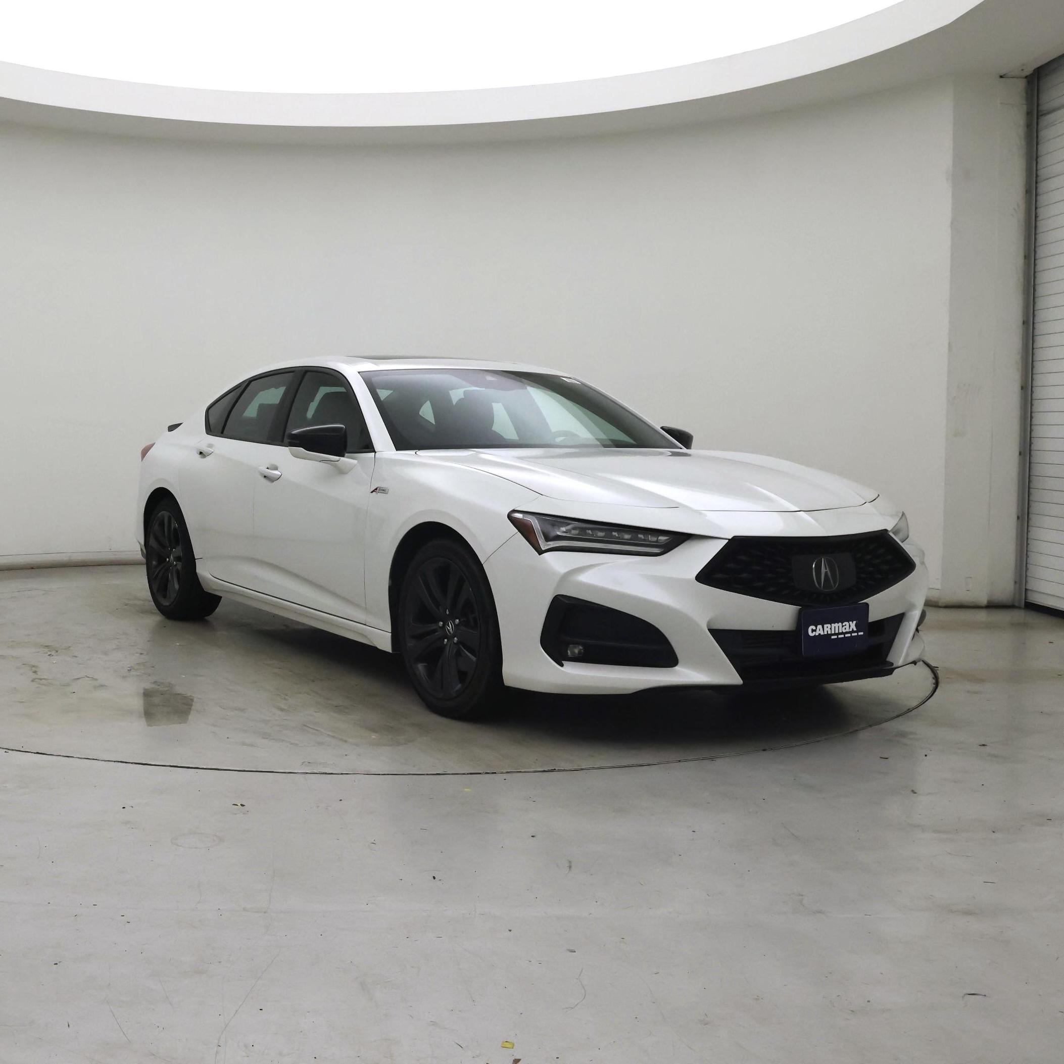 White 2021 Acura TLX Sedan All-Wheel Drive Automatic