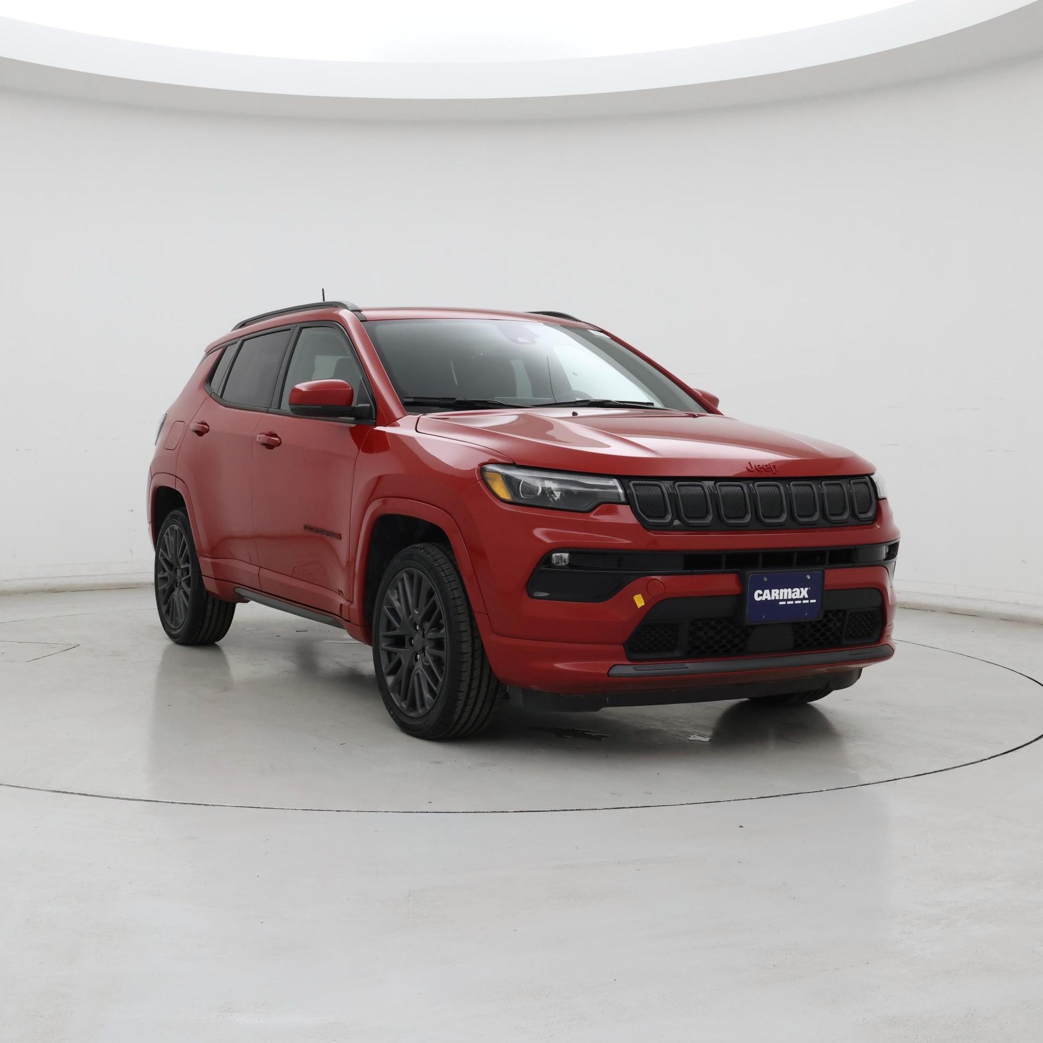 Red 2022 Jeep Compass Limited 4WD SUV / Crossover Four-Wheel Drive Automatic