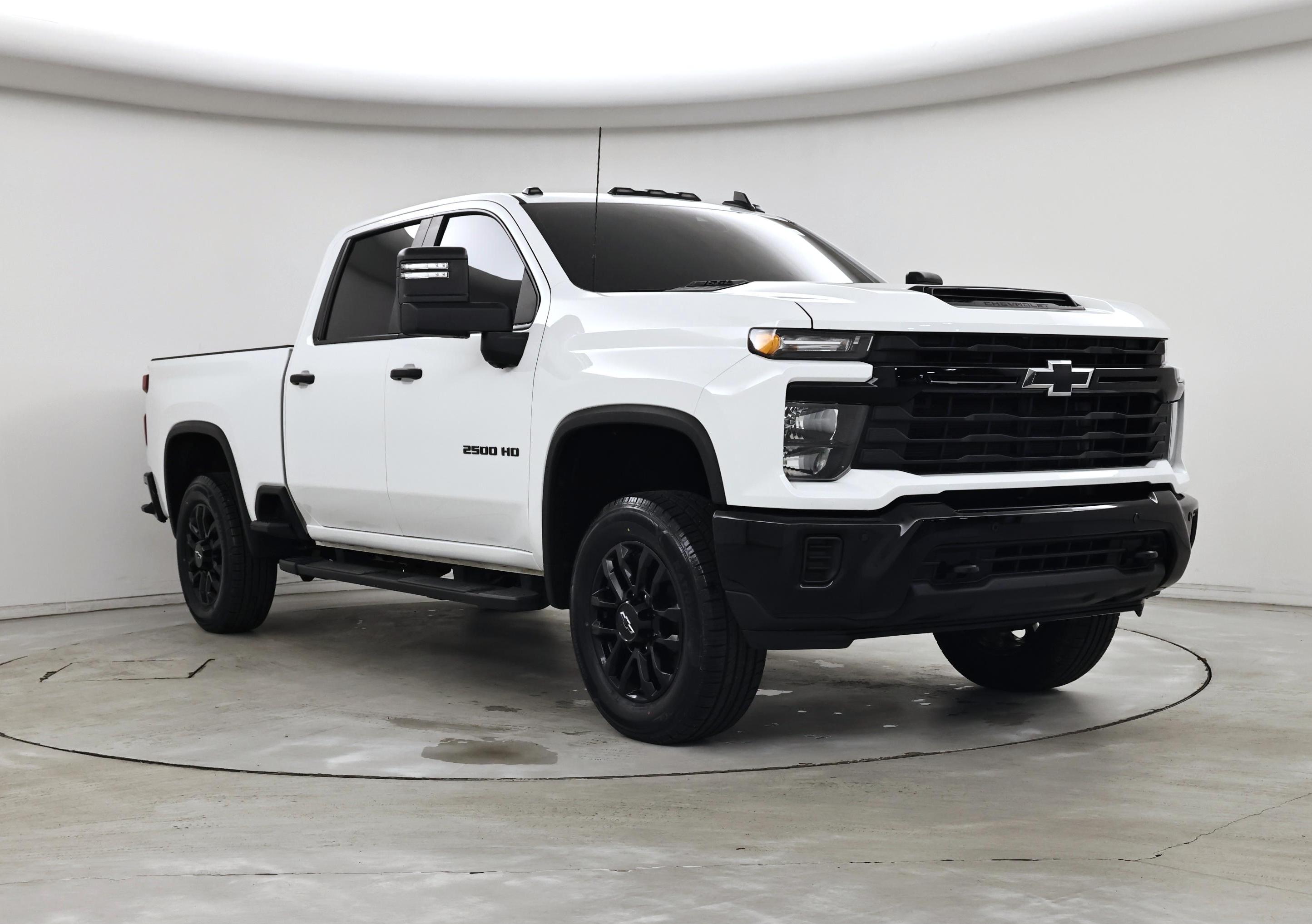 White 2025 Chevrolet Silverado 2500HD Pickup Truck Four-Wheel Drive Automatic