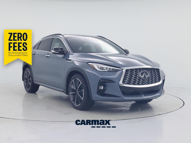Gray 2025 INFINITI QX55 Essential AWD SUV / Crossover All-Wheel Drive Automatic