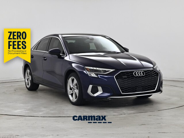 Blue 2023 Audi A3 40 TFSI quattro Premium AWD Sedan All-Wheel Drive Automatic