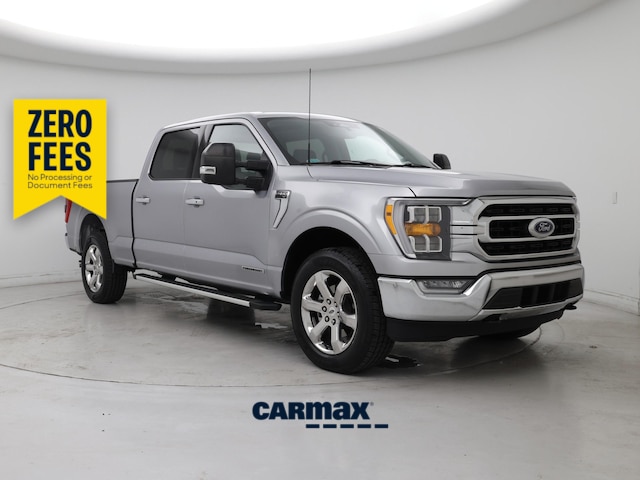 Silver 2022 Ford F-150 Pickup Truck Four-Wheel Drive Automatic