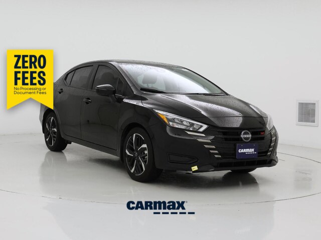 Black 2025 Nissan Versa Sedan Front-Wheel Drive Automatic