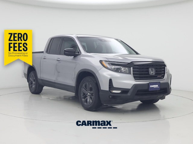 Gray 2023 Honda Ridgeline Sport AWD Pickup Truck All-Wheel Drive Automatic