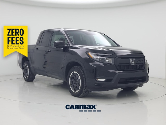 Black 2024 Honda Ridgeline Sport+ AWD Pickup Truck All-Wheel Drive Automatic