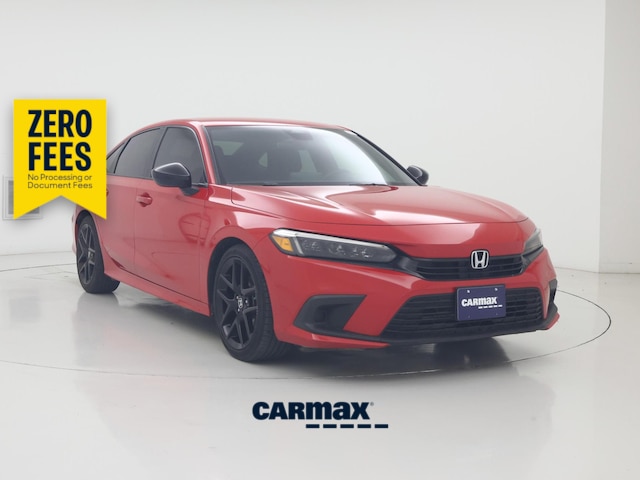 Red 2024 Honda Civic Sport FWD Sedan Front-Wheel Drive Automatic