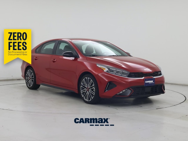 Red 2023 Kia Forte Sedan Front-Wheel Drive Automatic