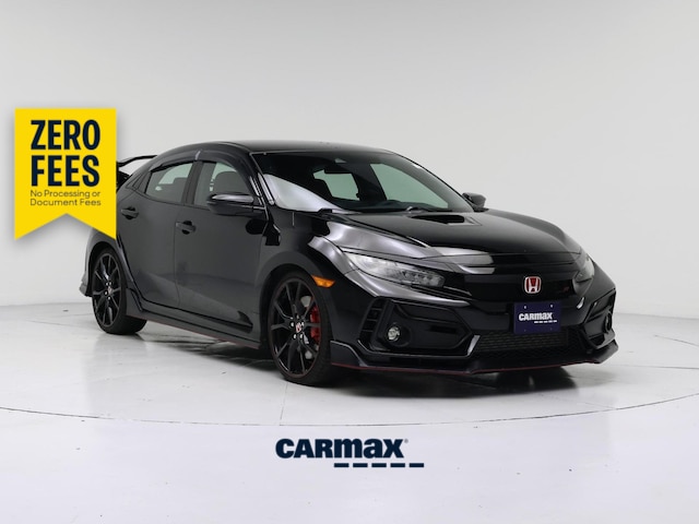 Black 2021 Honda Civic Type R Touring FWD Hatchback Front-Wheel Drive Manual