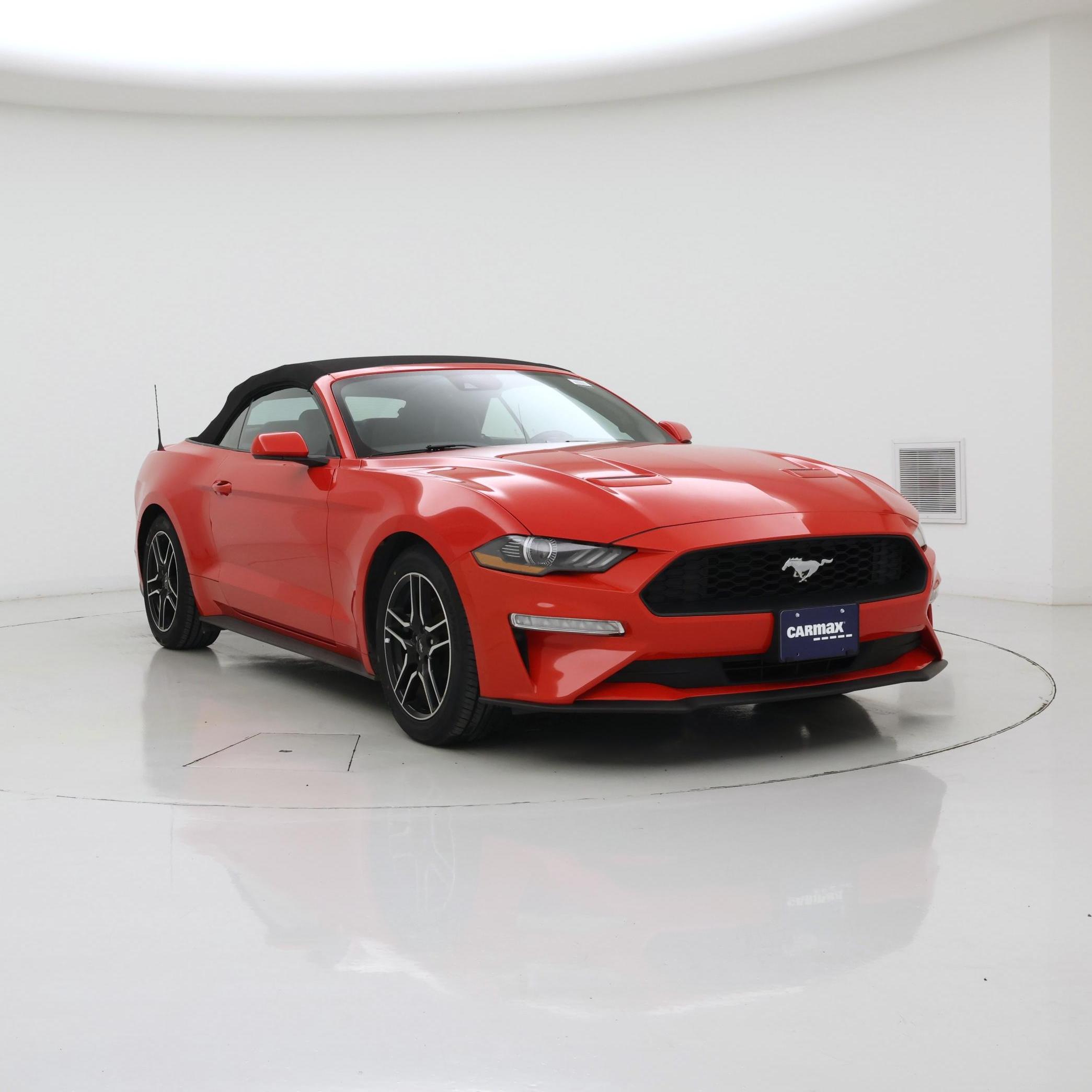 Red 2023 Ford Mustang EcoBoost Premium Convertible RWD Convertible Rear-Wheel Drive Automatic