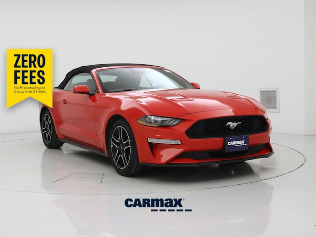Red 2023 Ford Mustang EcoBoost Premium Convertible RWD Convertible Rear-Wheel Drive Automatic