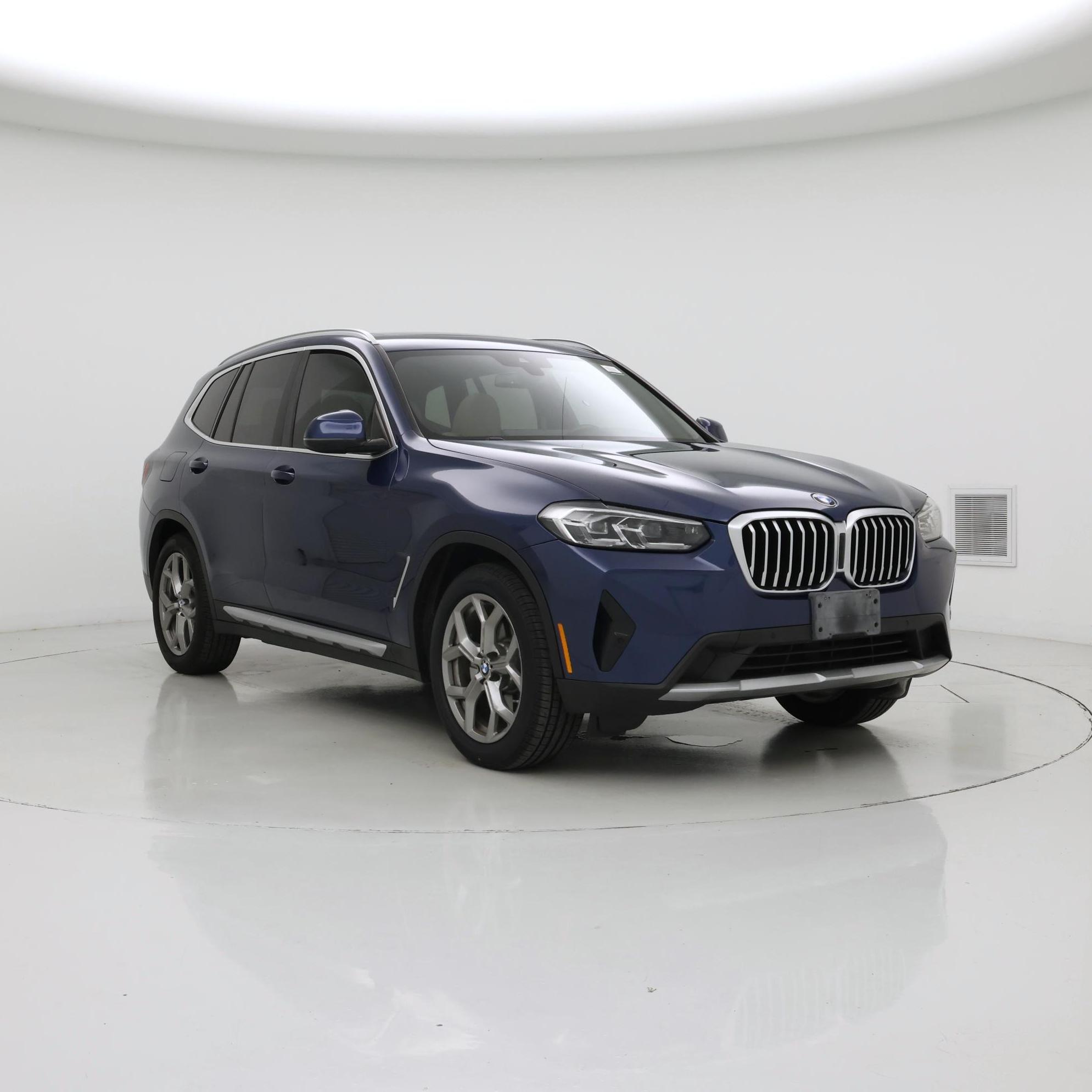 Blue 2022 BMW X3 xDrive30i AWD SUV / Crossover All-Wheel Drive Automatic