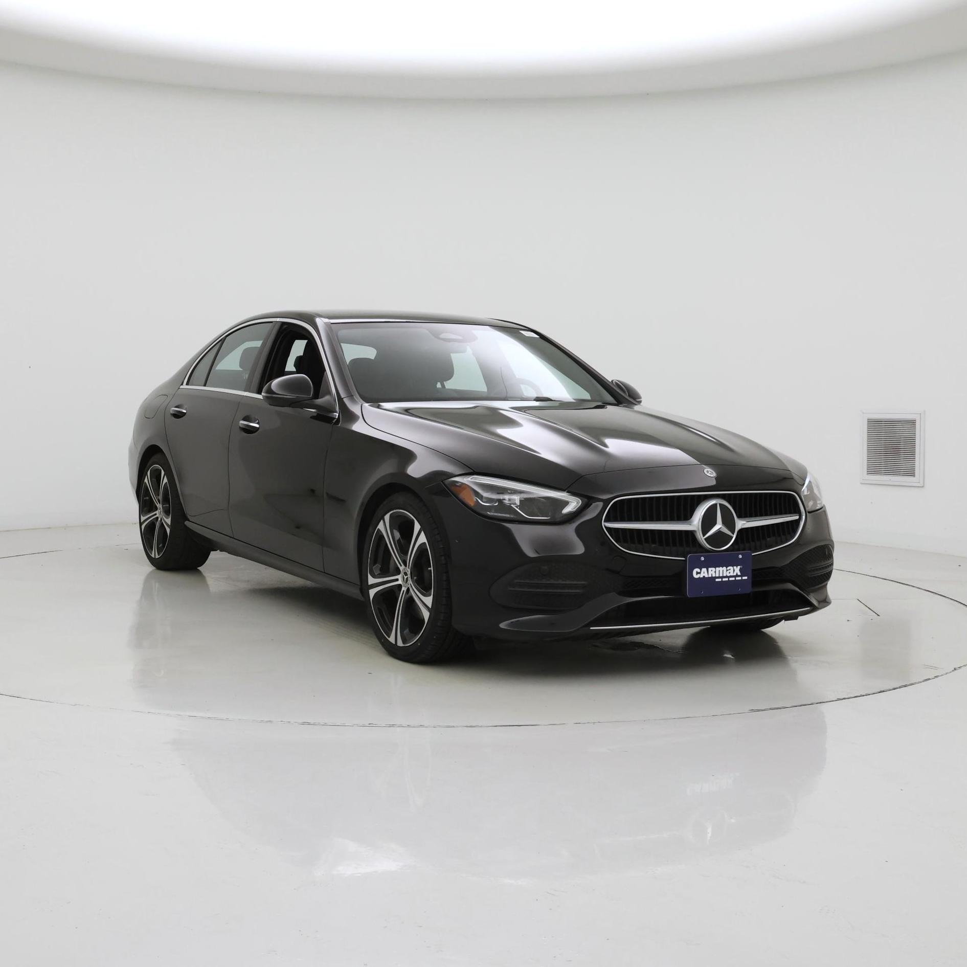 Black 2025 Mercedes-Benz C-Class Sedan Rear-Wheel Drive Automatic