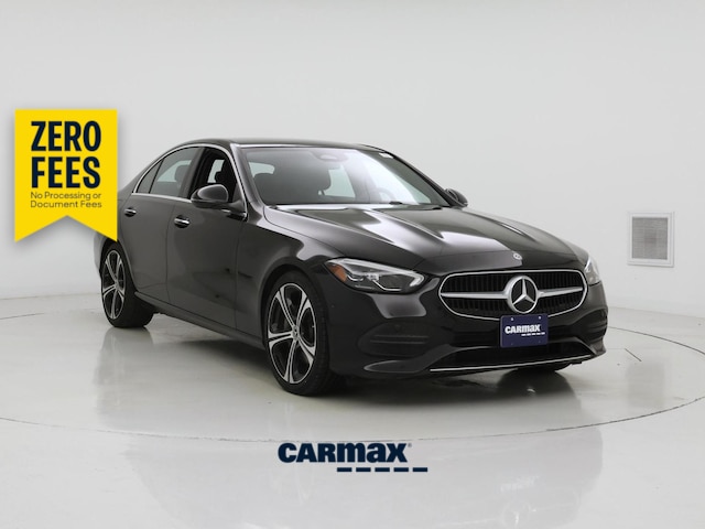 Black 2025 Mercedes-Benz C-Class Sedan Rear-Wheel Drive Automatic