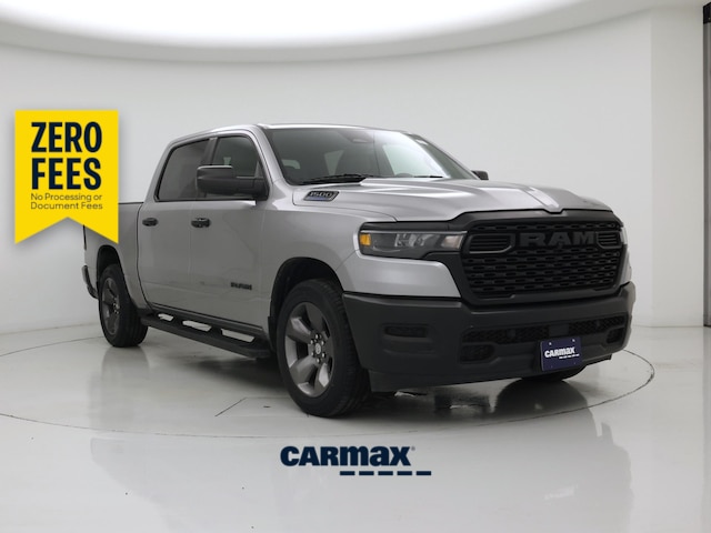 Silver 2025 RAM 1500 Tradesman Crew Cab RWD Pickup Truck 4X2 Automatic