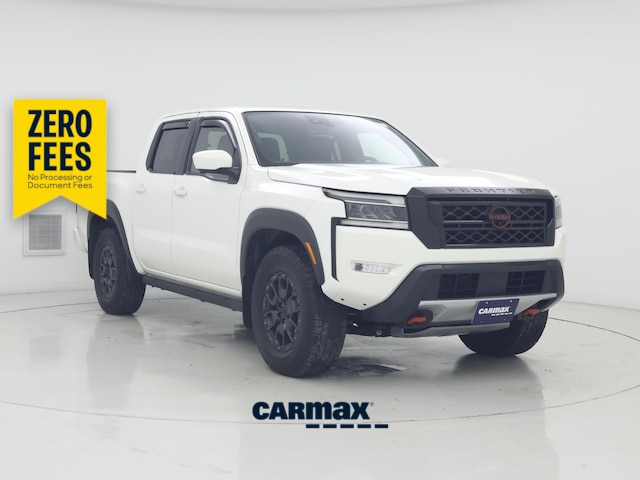 White 2024 Nissan Frontier PRO-4X Crew Cab 4WD Pickup Truck Four-Wheel Drive Automatic