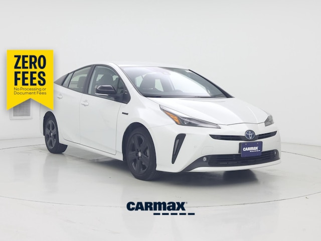 White 2021 Toyota Prius Hatchback Front-Wheel Drive Automatic