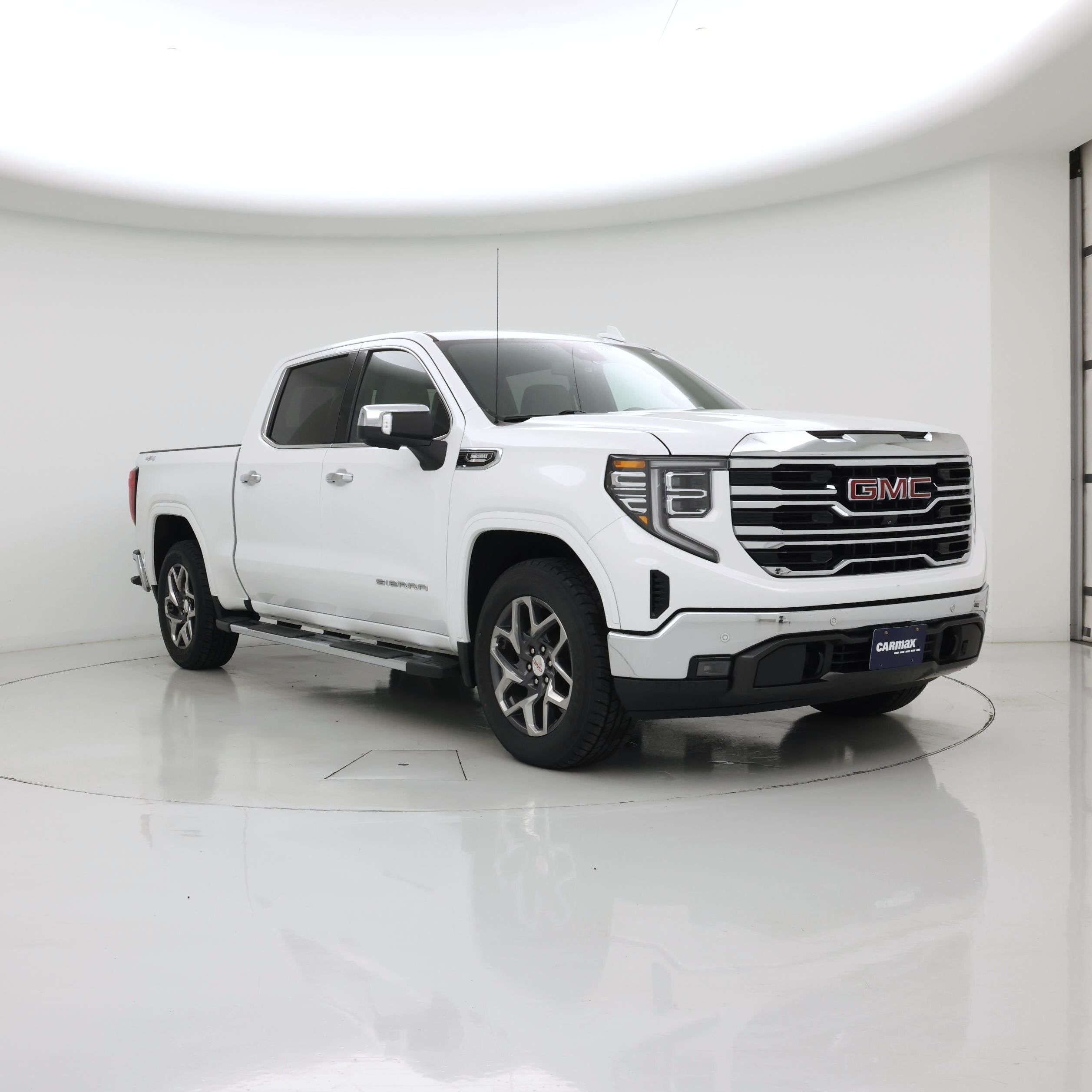 White 2022 GMC Sierra 1500 Pickup Truck Four-Wheel Drive Automatic