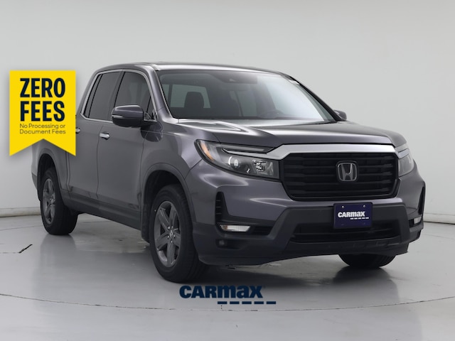 Gray 2022 Honda Ridgeline RTL-E AWD Pickup Truck All-Wheel Drive Automatic