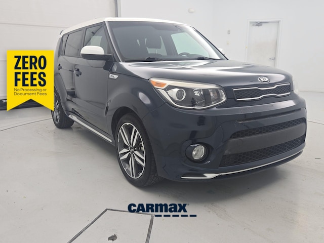 Blue 2018 Kia Soul + Wagon Front-Wheel Drive Automatic
