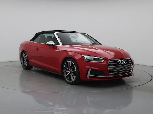 Red 2018 Audi S5 3.0T quattro Premium Plus Cabriolet AWD Convertible All-Wheel Drive Automatic
