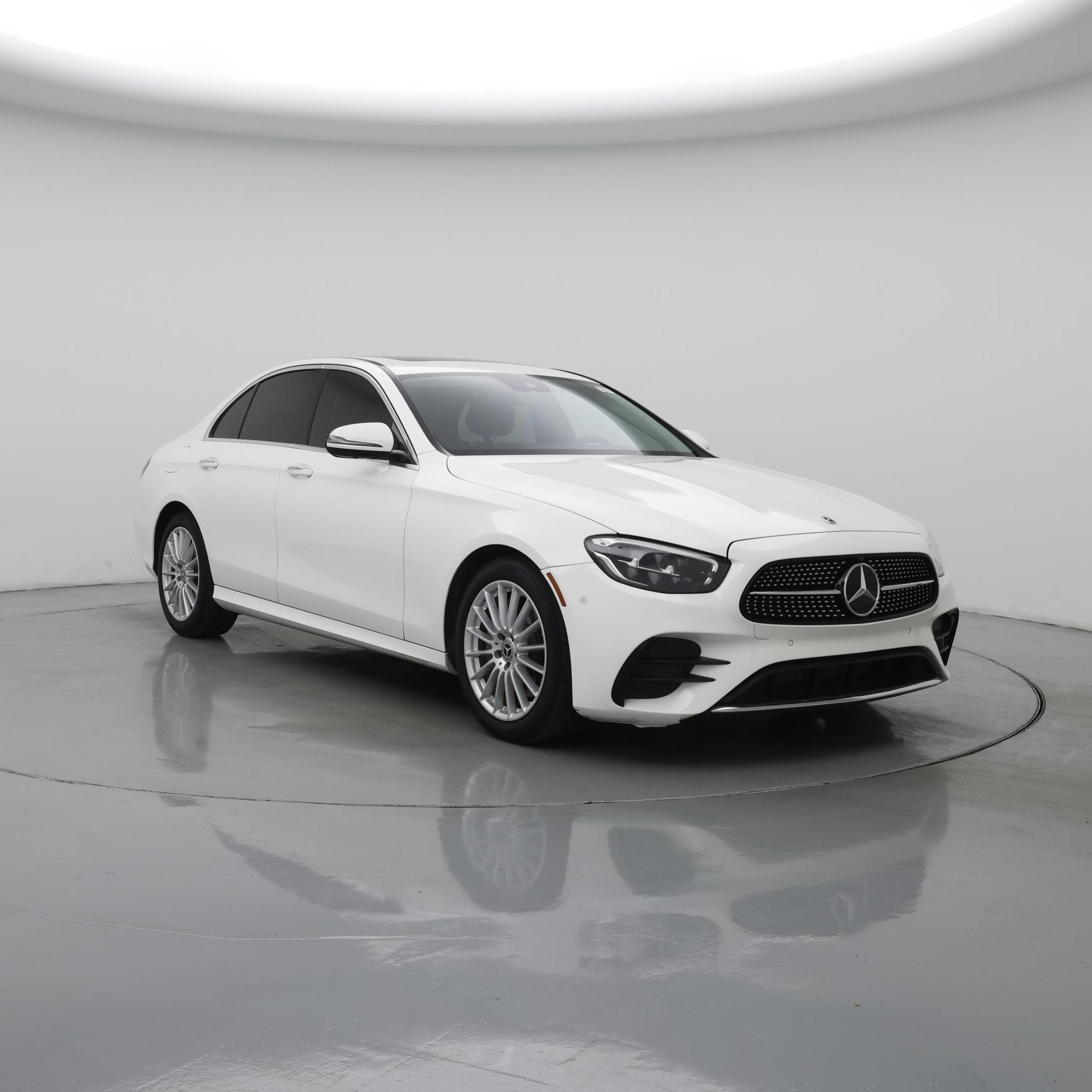 White 2022 Mercedes-Benz E-Class Sedan Rear-Wheel Drive Automatic