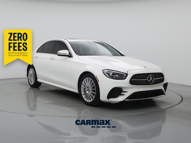White 2022 Mercedes-Benz E-Class Sedan Rear-Wheel Drive Automatic