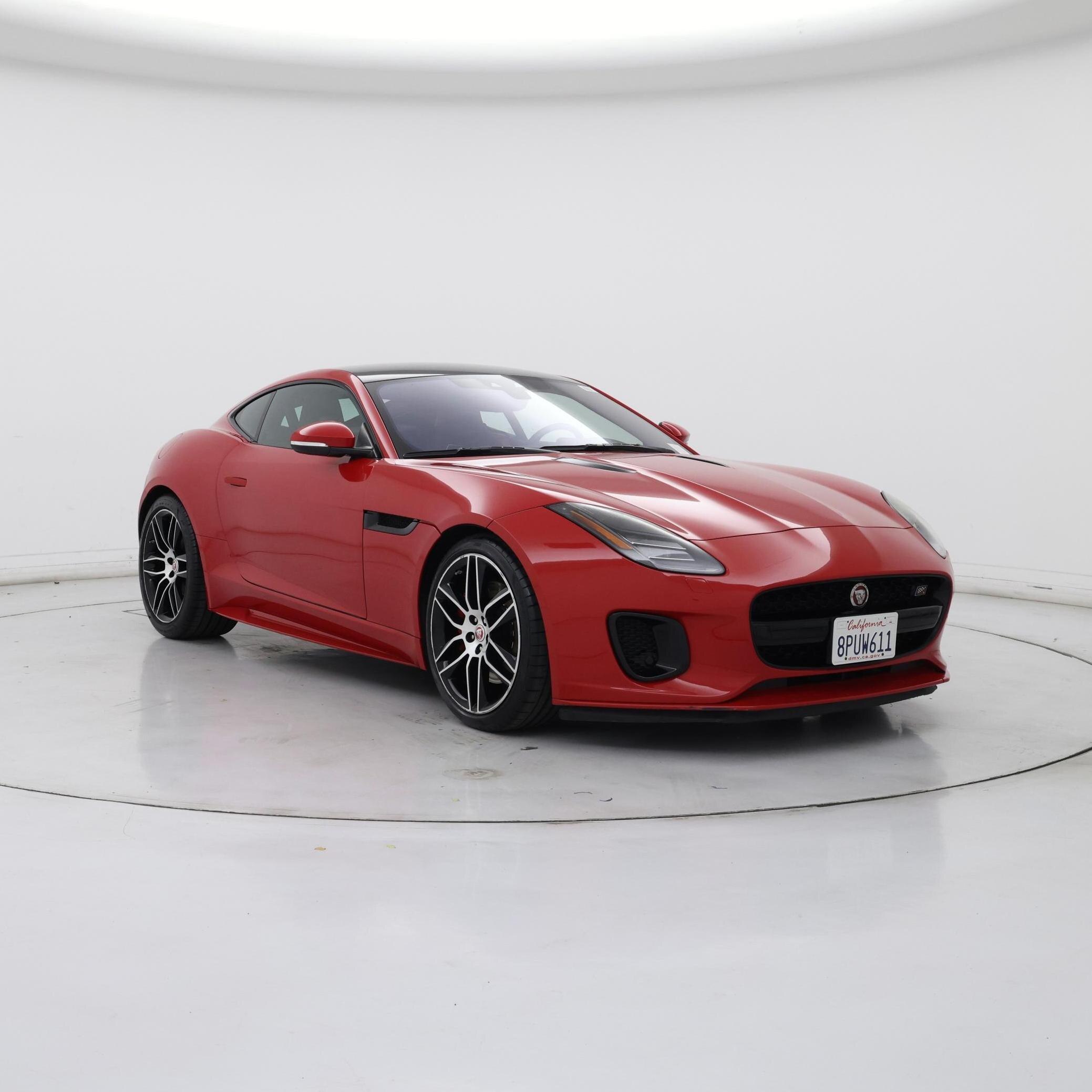 Red 2020 Jaguar F-TYPE Coupe Rear-Wheel Drive Automatic