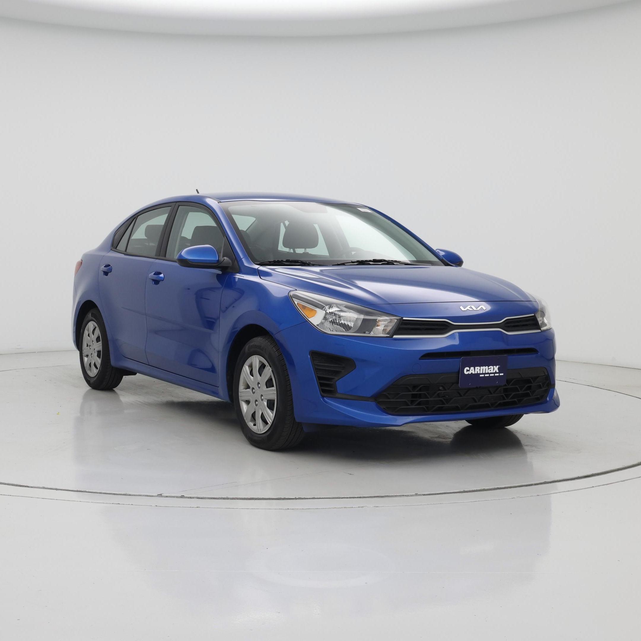 Blue 2022 Kia Rio Sedan Front-Wheel Drive Automatic