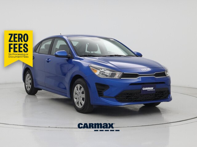 Blue 2022 Kia Rio Sedan Front-Wheel Drive Automatic