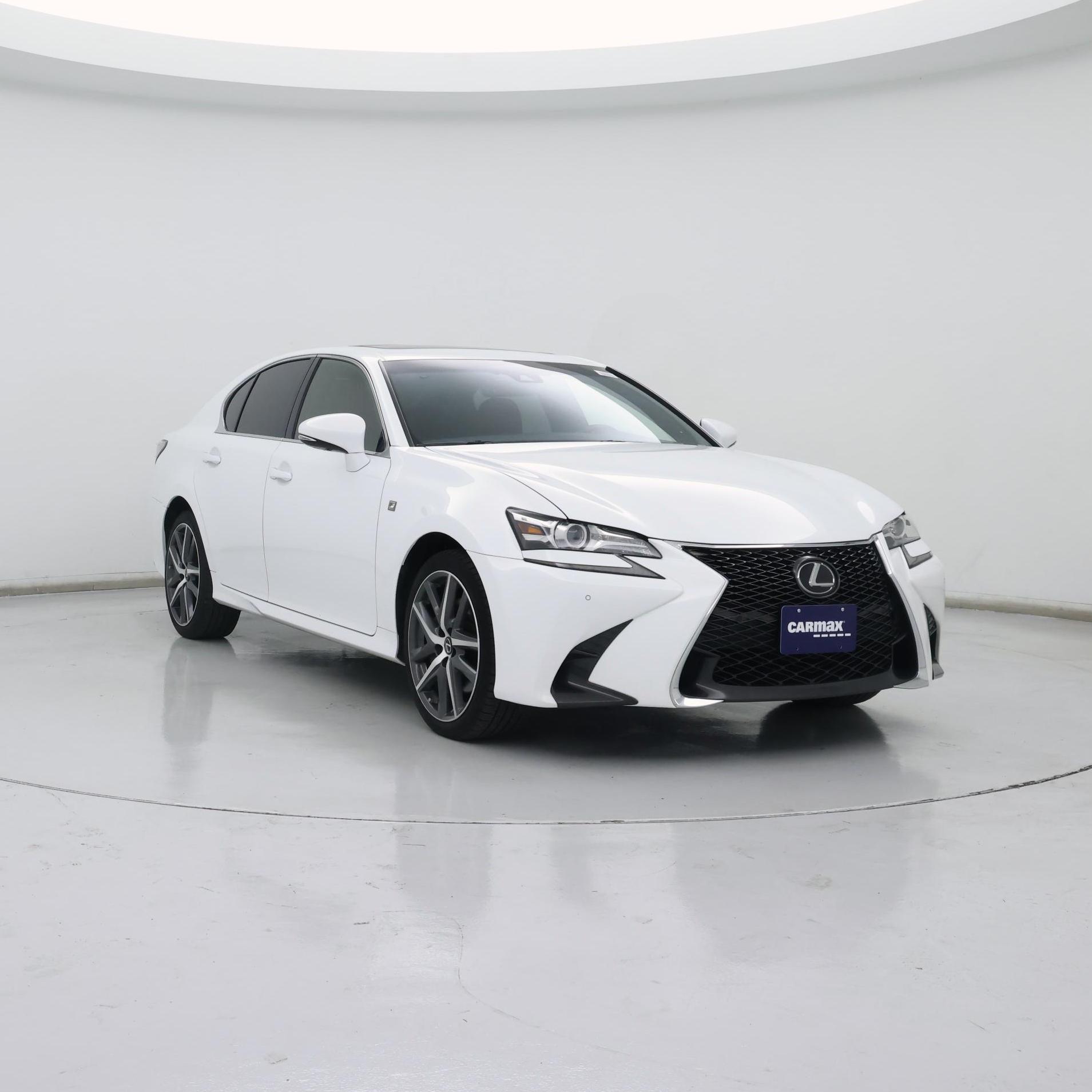 White 2018 Lexus GS Sedan All-Wheel Drive Automatic