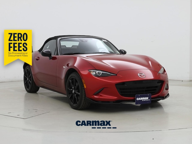 Red 2023 Mazda MX-5 Miata Club RWD Convertible Rear-Wheel Drive Manual